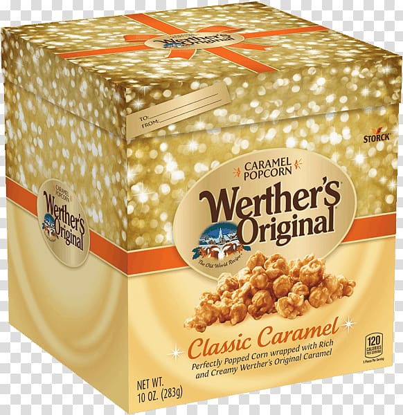 Kettle corn Popcorn Caramel corn Werther's Original, popcorn transparent background PNG clipart