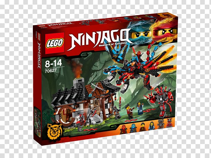 LEGO 70627 NINJAGO Dragon\'s Forge Sensei Wu Lego Jurassic World Toy, toy transparent background PNG clipart