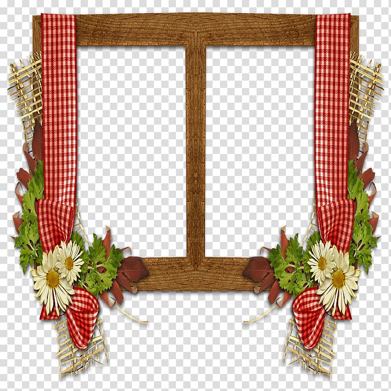 Christmas ornament Floral design Frames, Bs transparent background PNG clipart