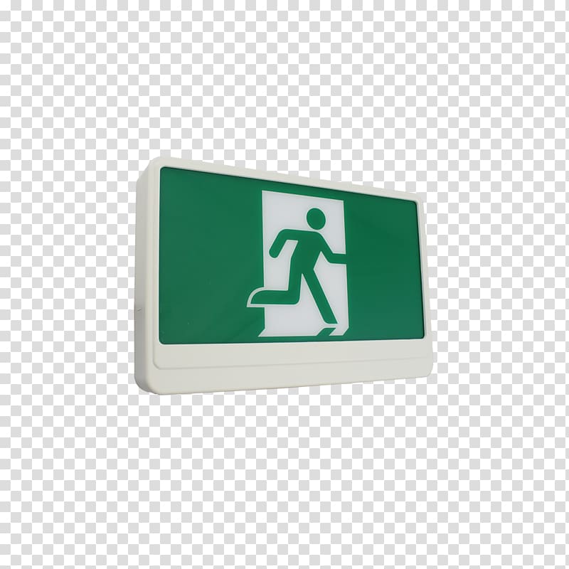 Exit sign Emergency exit Emergency Lighting Light-emitting diode, exit transparent background PNG clipart