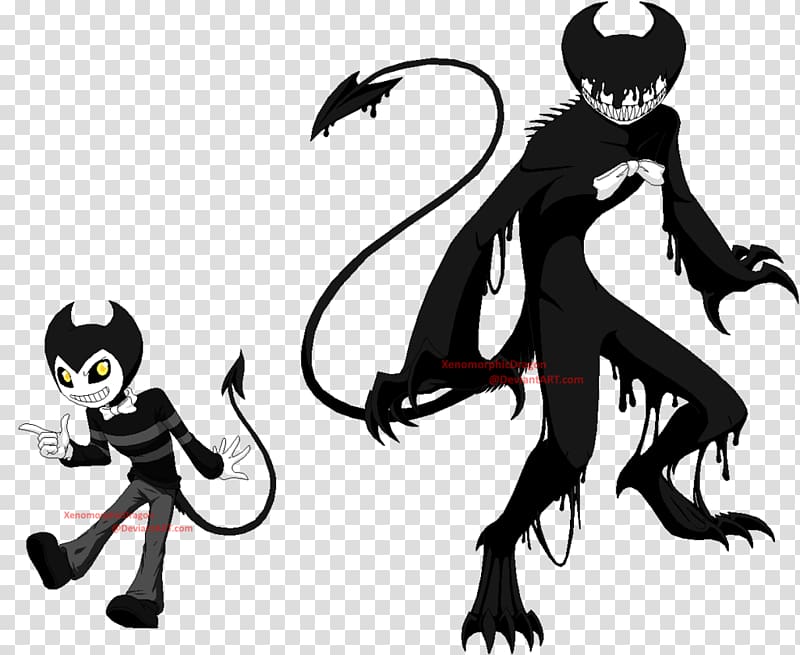 Demon Bendy and the Ink Machine Digital art Drawing, demon transparent background PNG clipart