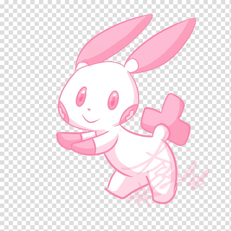 Rabbit Pokémon Omega Ruby and Alpha Sapphire Plusle Minun Poliwag, rabbit transparent background PNG clipart