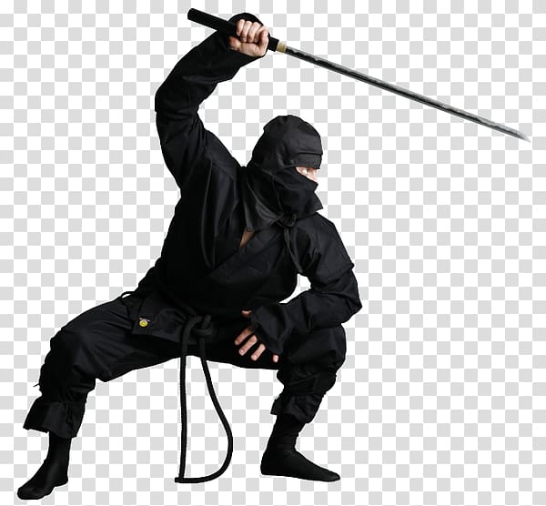 Ninja Ninjutsu Japanese martial arts Sword, Ninja transparent background PNG clipart