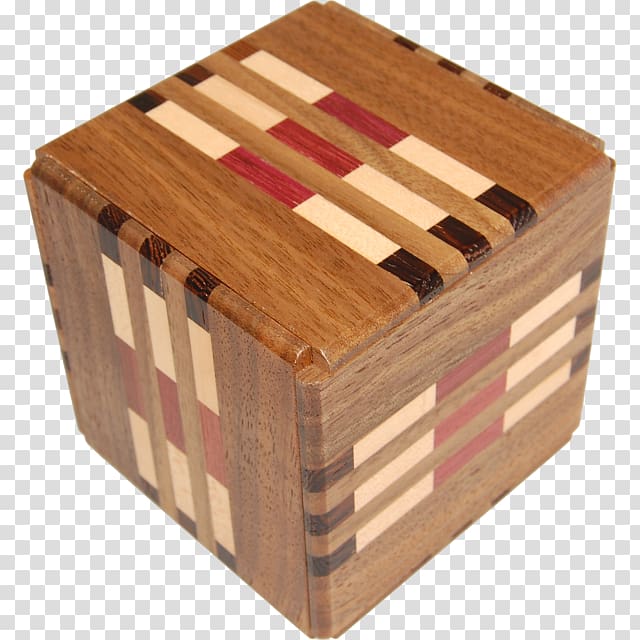 Puzzle box Hakone Yosegi, secret box transparent background PNG clipart