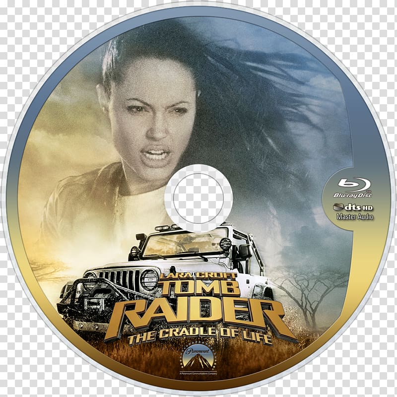 Angelina Jolie Lara Croft: Tomb Raider – The Cradle of Life Blu-ray disc, angelina jolie transparent background PNG clipart