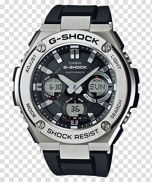G-Shock Solar-powered watch Casio Amazon.com, watch transparent background PNG clipart