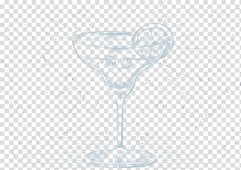 Martini Wine glass Champagne glass, Hand painted blueberry milk tea transparent background PNG clipart