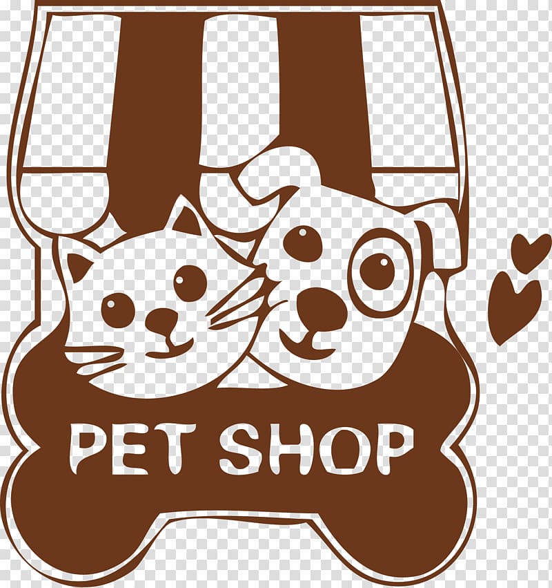 Dog Cat Pet Shop, Cats and dogs pet shop decoration PET,SHOP transparent background PNG clipart
