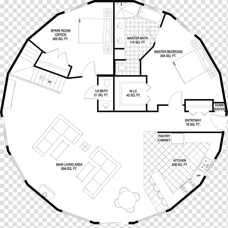 House Plan Floor Interior Design Services Monolithic Dome Transpa Background Png Clipart Hiclipart
