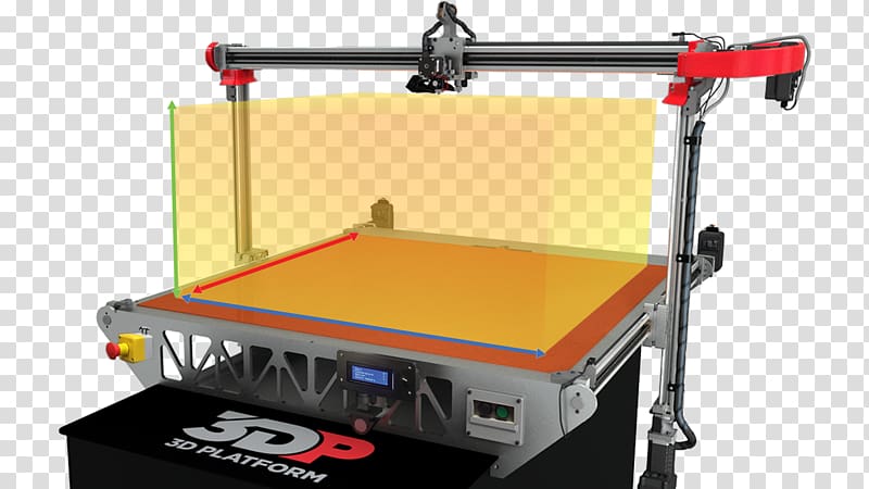 3D printing Fused filament fabrication Rapid prototyping Printer, Giant transparent background PNG clipart
