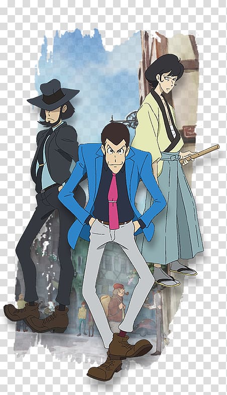 Anime Lupin III Crunchyroll TMS Entertainment Fiction, Anime transparent background PNG clipart