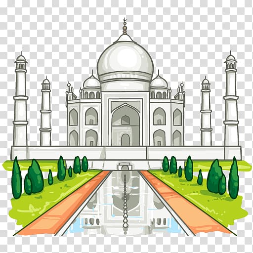 Nine views of monuments, including the Red Fort at Agra, the Moti Masjid,  the interior of Akbar's tomb at Sikandra, and details of the pietra dura  work at the Taj Mahal |