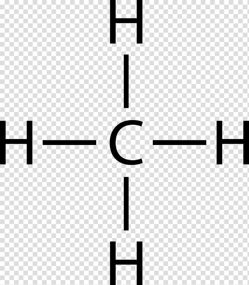 Lewis structure Molecular geometry Methane Molecule Chemical formula, others transparent background PNG clipart