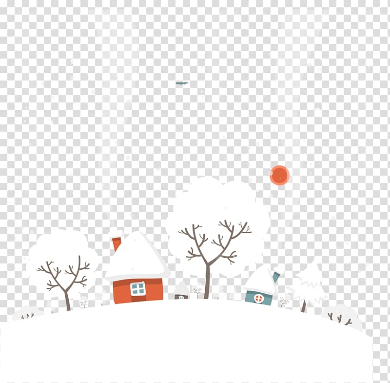Snow Winter, Hand-painted winter snow transparent background PNG clipart