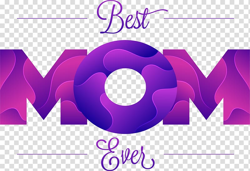 Best Mom Ever text, Mother Microsoft Word Application software, Purple Art Word MOM transparent background PNG clipart