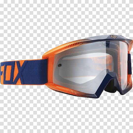 Fox Racing Main Goggle, Race 2 2016 Fox Main Race Goggles Masque Cross Fox main, Bleu, Glasses Clothing Accessories, atv goggles transparent background PNG clipart