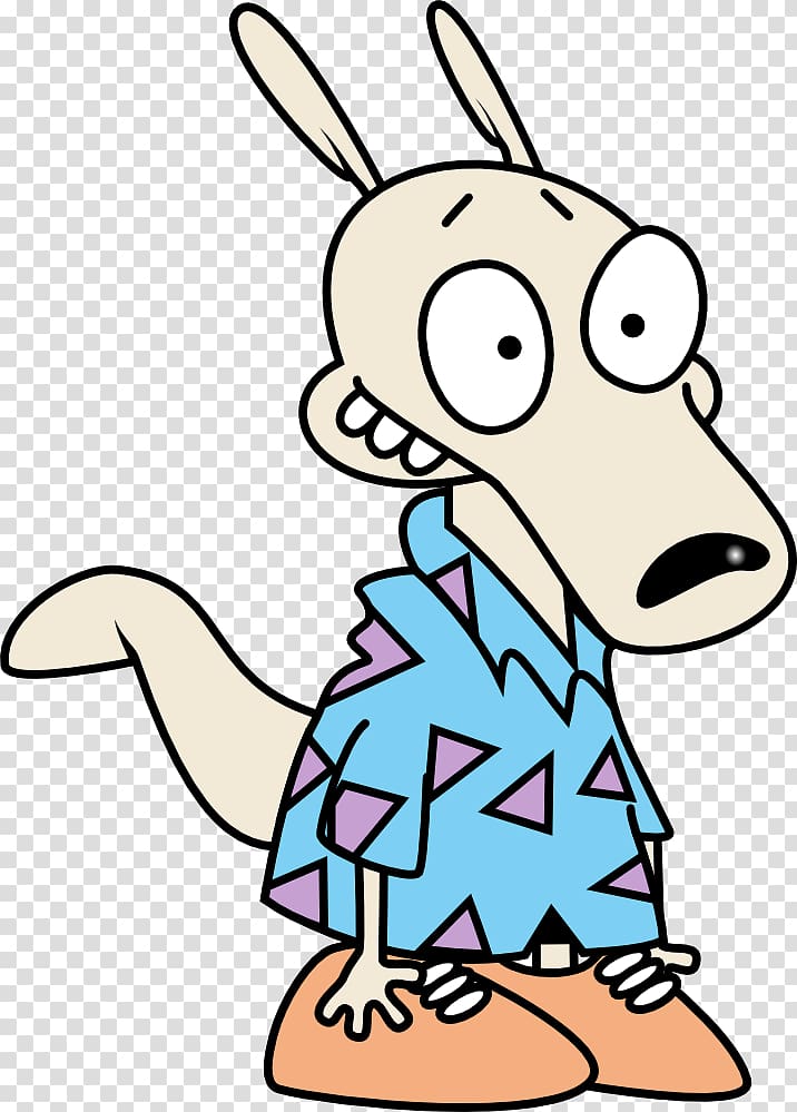 Rocko Filburt Heffer Wolfe Spunky Nickelodeon, rock n roll transparent background PNG clipart