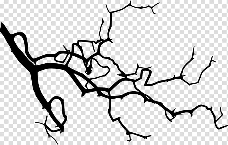 Twig Branch Tree Silhouette Leaf, tree transparent background PNG clipart