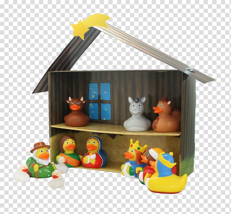 Rubber duck Nativity scene Christmas Biblical Magi, duck transparent background PNG clipart