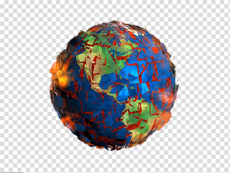 creative explosion earth transparent background PNG clipart