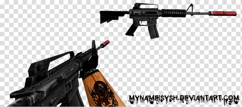 Counter-Strike 1.6 Assault rifle Firearm M4 carbine Weapon, skin m4a1 cs 1.6 transparent background PNG clipart