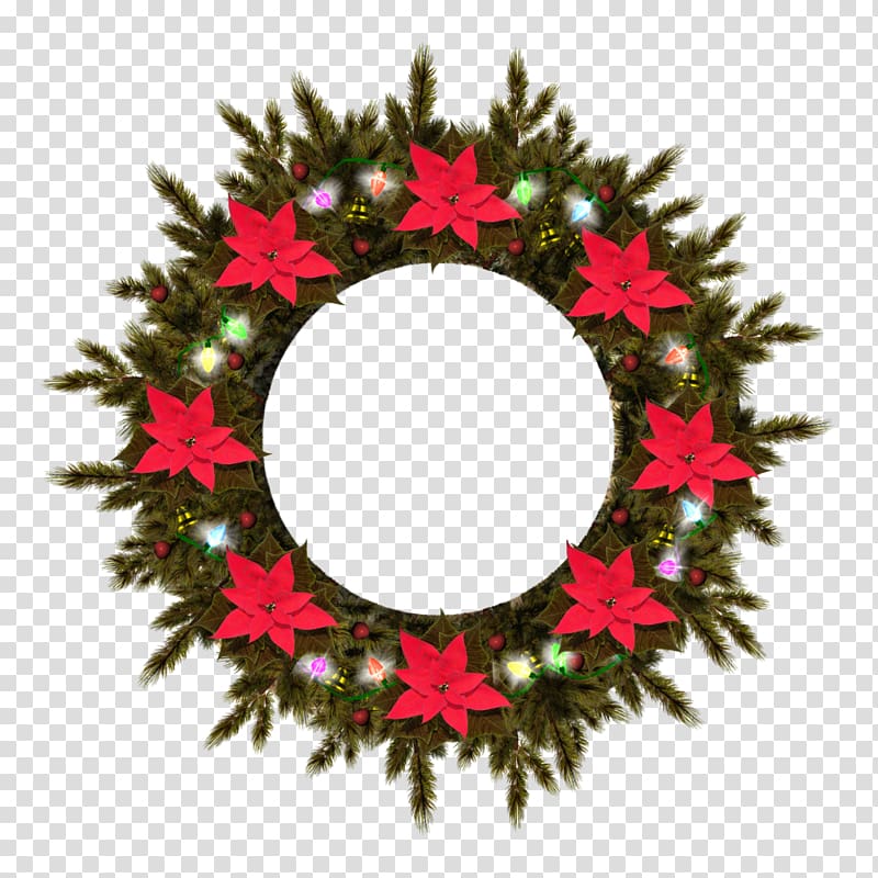 Christmas ornament Spruce Wreath Christmas Day, christmas greenery transparent background PNG clipart