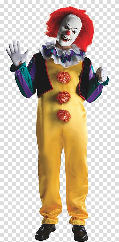 It Halloween costume Evil clown, scary clown transparent background PNG clipart