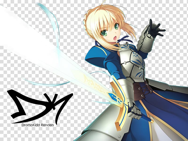 Fate/stay night Saber Fate/Zero Excalibur Fate/Grand Order, take the pen. transparent background PNG clipart