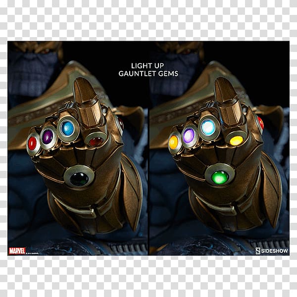 Thanos The Infinity Gauntlet Sideshow Collectibles Marvel Comics, thanot transparent background PNG clipart