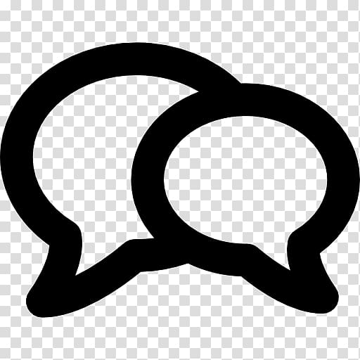 Online chat Speech balloon Computer Icons, overlapping transparent background PNG clipart