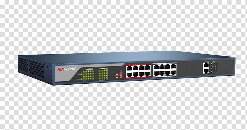 Power over Ethernet Network switch Port Computer network Hikvision, others transparent background PNG clipart