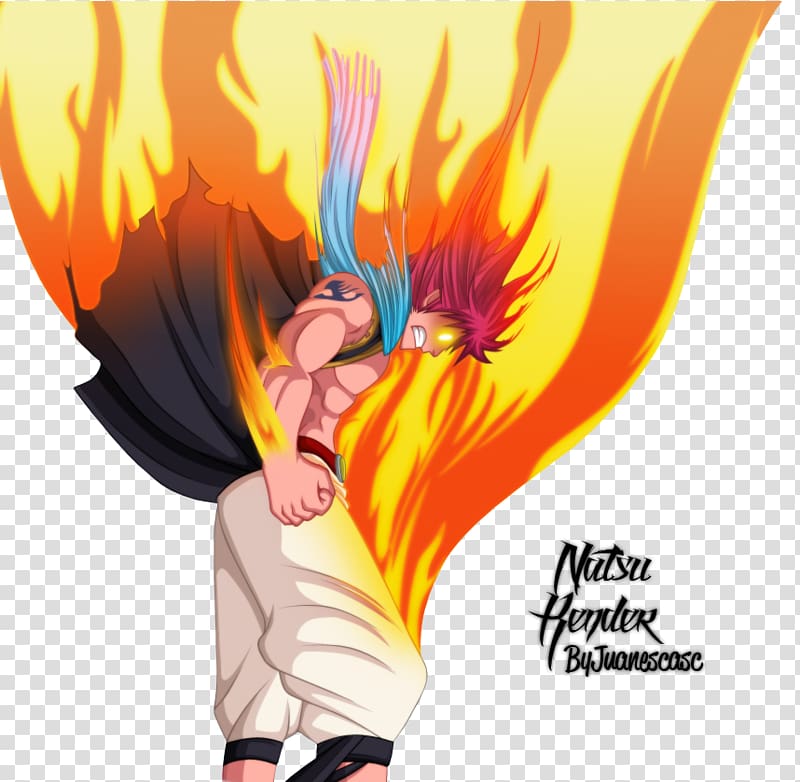 Natsu Dragneel Gray Fullbuster Erza Scarlet Fairy Tail Juvia Lockser, Natsu fairy tail transparent background PNG clipart