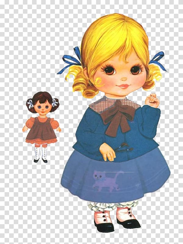Toddler Doll Character Animated cartoon, Doll L.o.l. transparent background PNG clipart