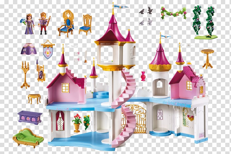Playmobil Grand Princess Toy Carrosse, castle princess transparent background PNG clipart