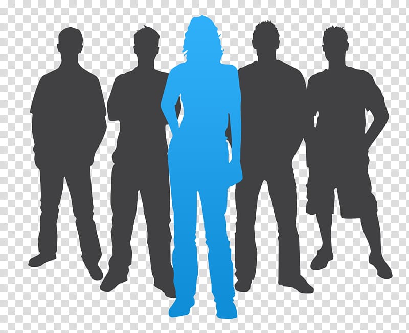Silhouette , business casual transparent background PNG clipart