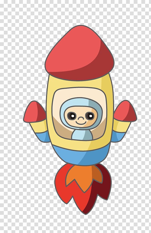 Cartoon Icon, rocket transparent background PNG clipart