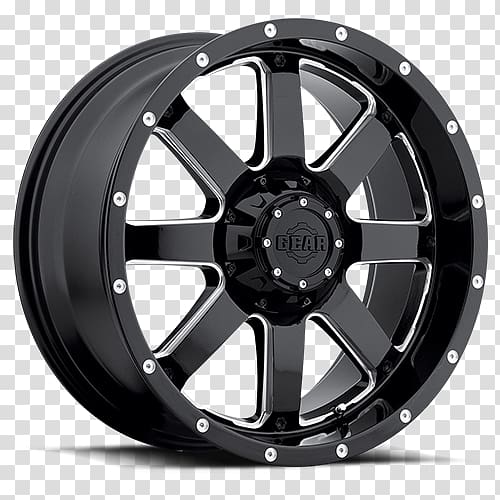 Death metal SOTA Offroad Ram Trucks Black metal Rim, Alloy Wheel transparent background PNG clipart