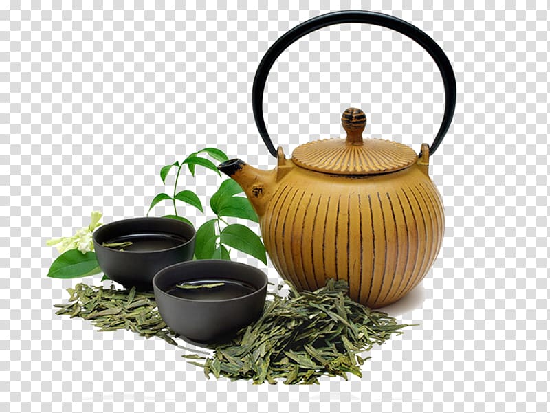 Green tea Bancha Earl Grey tea Matcha, Tea cups transparent background PNG clipart