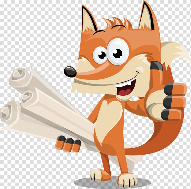 Cartoon Drawing , fox transparent background PNG clipart