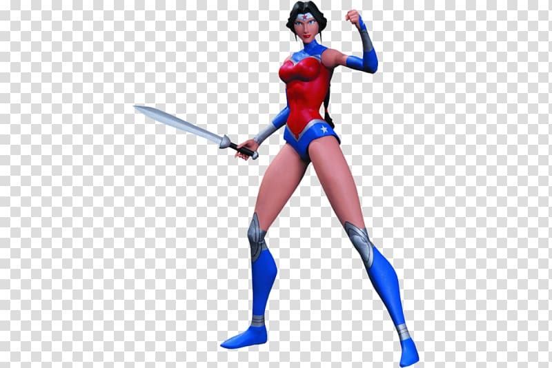 Wonder Woman Action & Toy Figures DC Collectibles Justice League War DC Comics, Wonder Woman transparent background PNG clipart