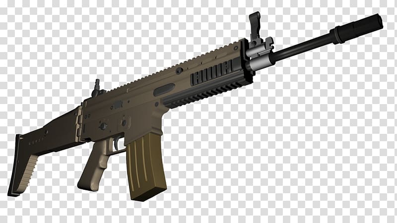 Assault rifle FN SCAR Firearm FN Herstal M16 rifle, assault rifle transparent background PNG clipart