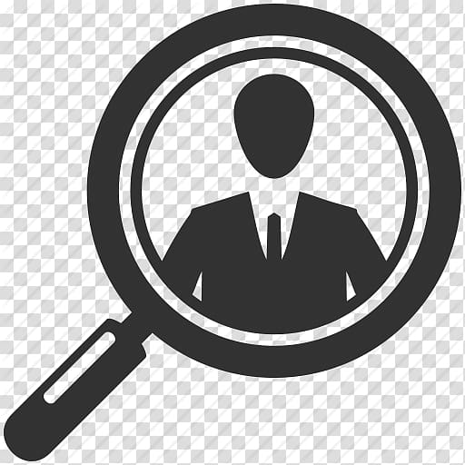 Application for employment Job hunting Icon, Magnifying Glass Icon transparent background PNG clipart
