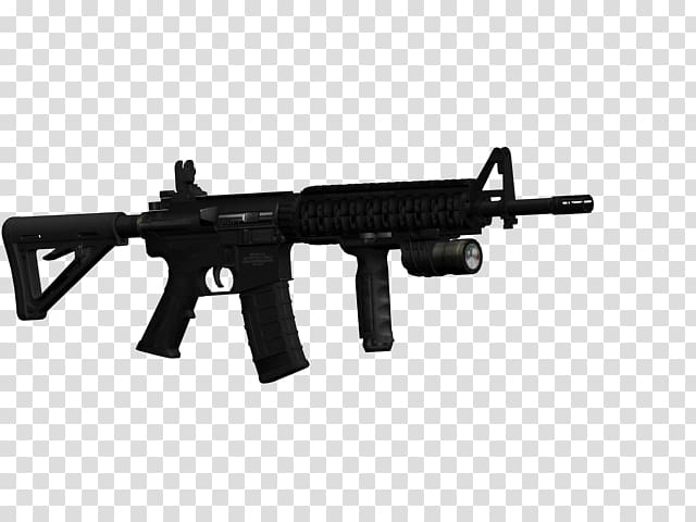 M4 carbine M16 rifle Firearm Airsoft Guns, weapon transparent background PNG clipart
