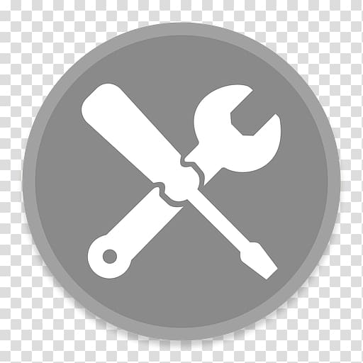wrench and screwdriver illustration, symbol icon, Utilities transparent background PNG clipart