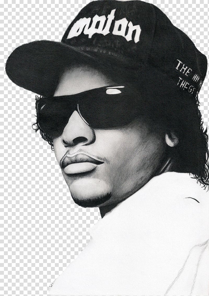 Eazy-E Drawing Hip hop music N.W.A. Painting, painting transparent background PNG clipart