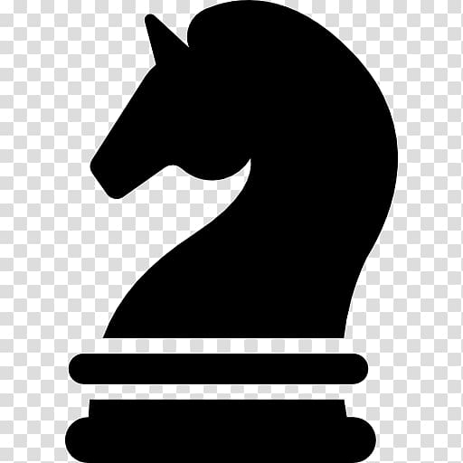 Black horse chess piece, Chess piece relative value Knight Xiangqi, Chess  material horse head transparent background PNG clipart