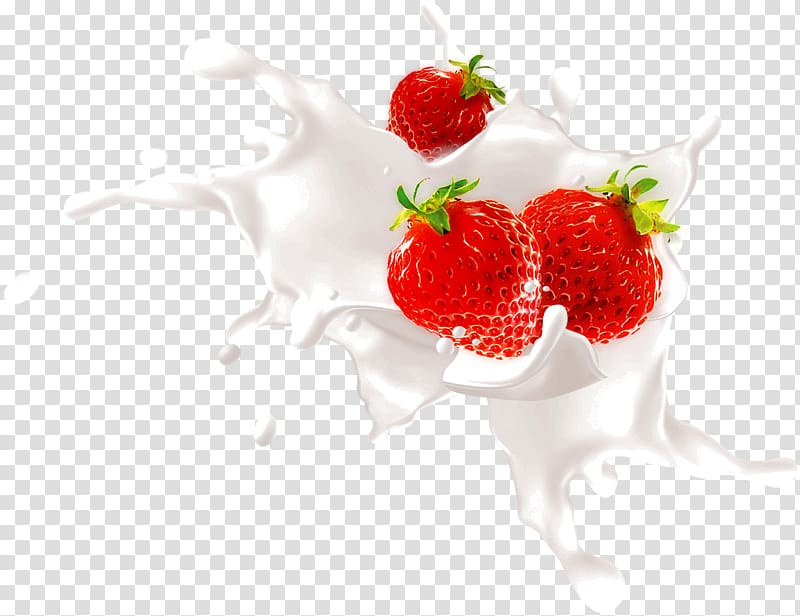 Strawberry Milkshake Frutti di bosco, Strawberry Milk transparent background PNG clipart