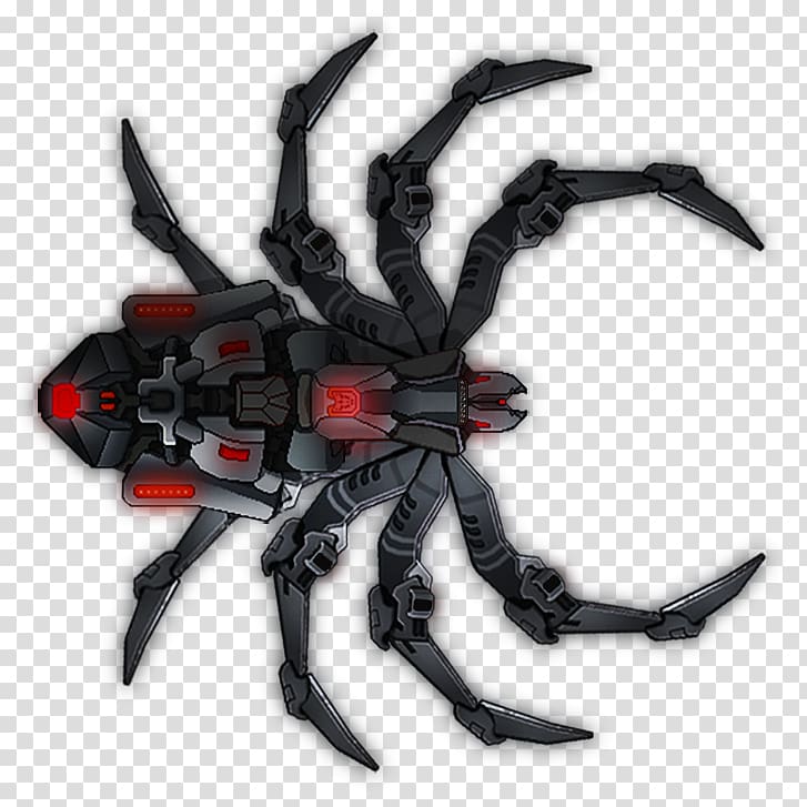 Tarantula Machine, black widow spider bite transparent background PNG clipart