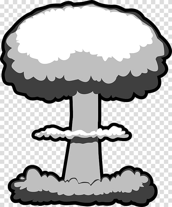 Nuclear explosion Nuclear weapon Mushroom cloud , powder explosion transparent background PNG clipart