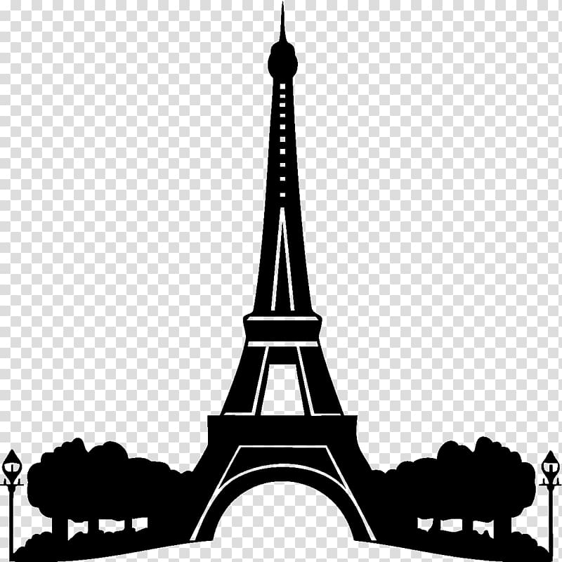 Eiffel Tower Wall decal Stencil, tour transparent background PNG clipart